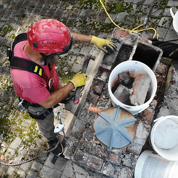chimney removal in cohasset ma