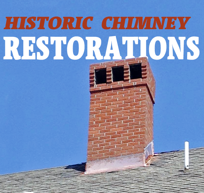 historic chimney restoration in Dover MA