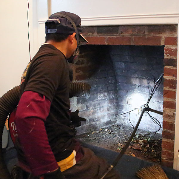 Norwell MA fireplace has odors