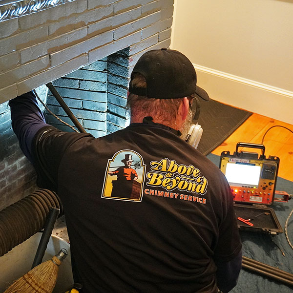 chimney video inspection in Norwood MA